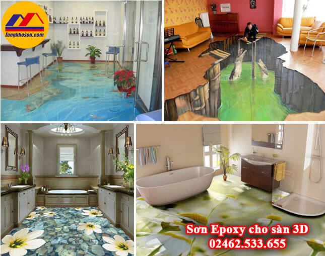 Sơn Epoxy trong suốt cho tranh 3D
