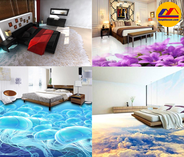 Sơn Epoxy phòng ngủ 3D