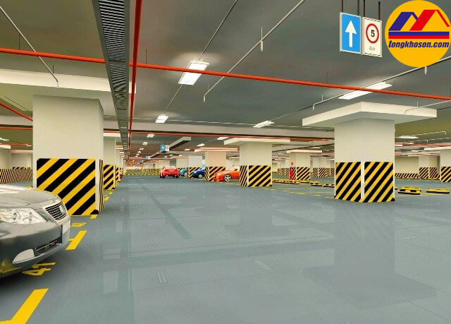 sơn sàn Epoxy gara xe sơn sàn Epoxy gara xe