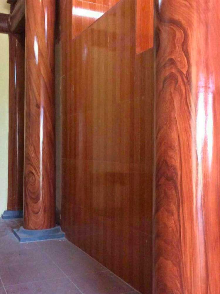sơn giả gỗ cho cột