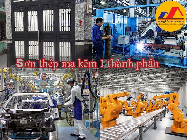 Sơn thép mạ kẽm 1 thành phần