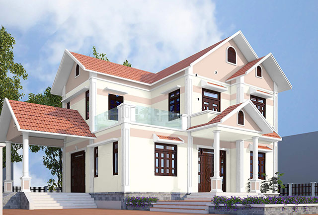 Sơn ngoại thất màu Pastel