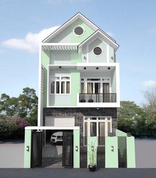 sơn ngoại thất xanh là và trắng sơn ngoại thất xanh là và trắng
