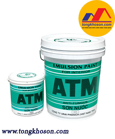 Sơn nước nội thất ATM màu trắng