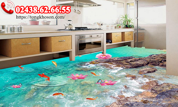 Sơn sàn 3D giá rẻ