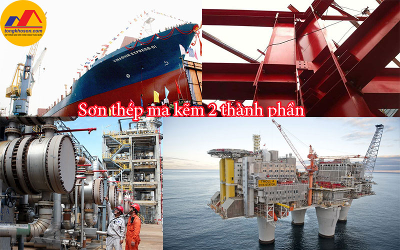 Sơn thép mạ kẽm 2 thành phần