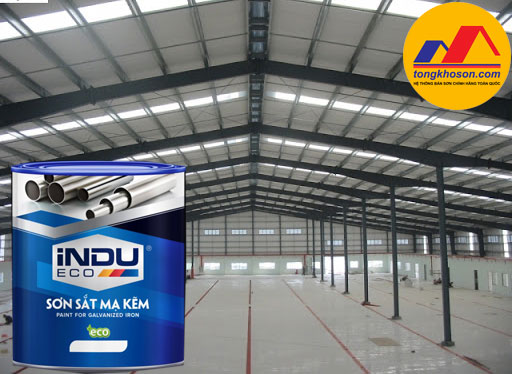 Sơn thép mạ kẽm Indu