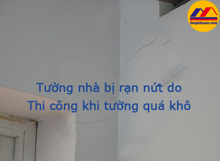 Sự cố tường nhà bị rạn nứt