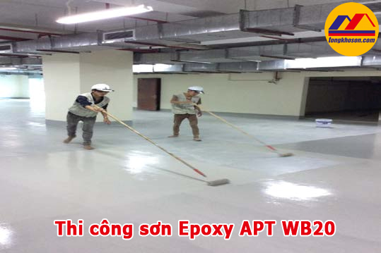 thi công sơn Epoxy WB20