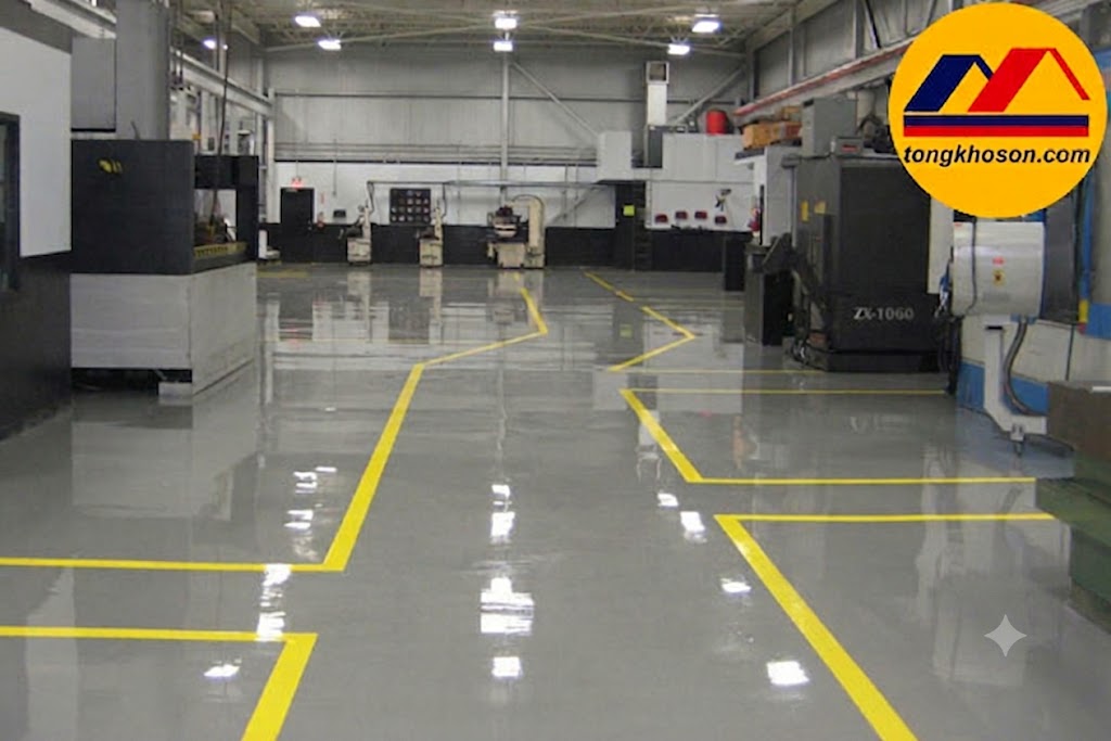 Kết quả hình ảnh cho chuyên thi công sơn sàn epoxy tongkhoson