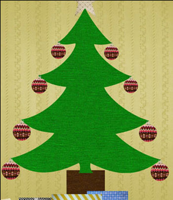 Trang trí cây thông noel bằng sơn xịt