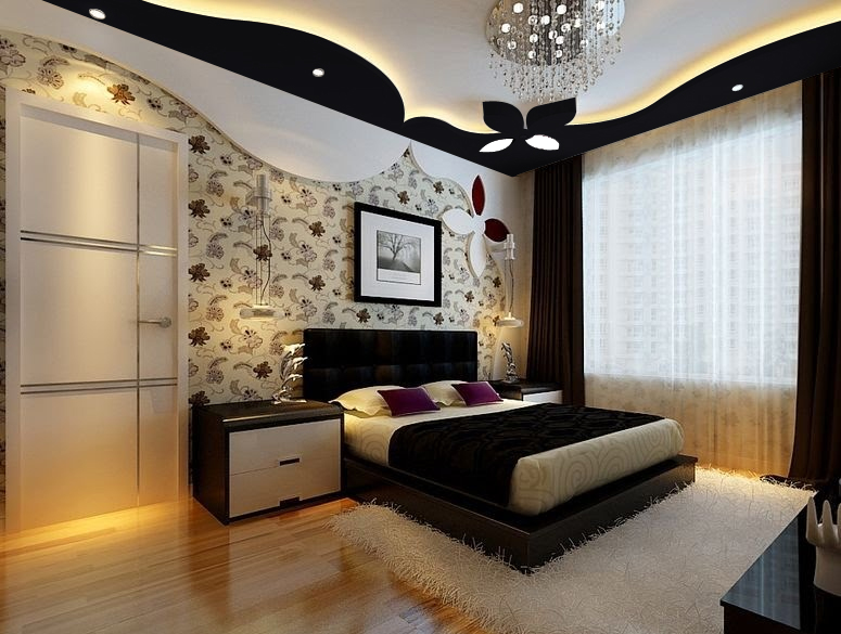 Mẫu sơn trần nhà màu đen 7
