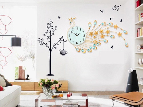 Trang trí đồng hồ treo tường