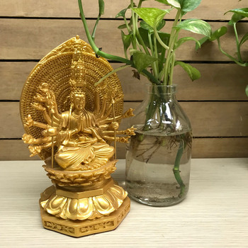 tượng sơn nhũ vàng