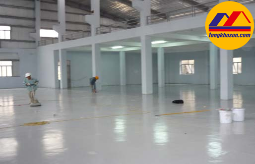 Vệ sinh bề mặt sàn hoàn thiện