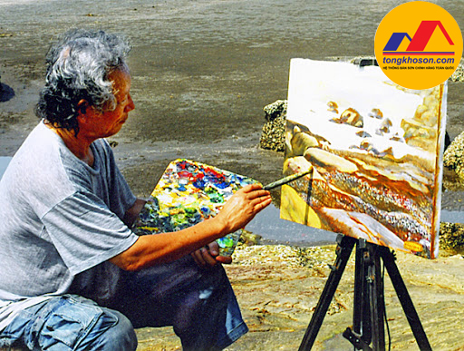 Vẽ tranh bằng sơn Acrylic