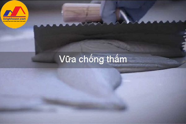 Vữa chống thấm