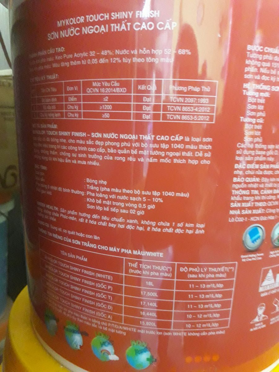 nhận biết sơn Mykolor thật - giả