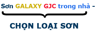 chọn loại sơn galaxy
