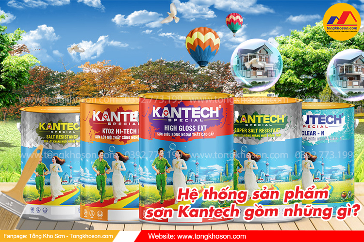 Sơn Kantech nổi bật với những sản phẩm sơn về sơn nội ngoại thất đặc biệt là dòng sơn chống thấm. Trải qua nhiều năm hoạt động trong lĩnh lực sơn nhà, hãng sơn Kantech ngày càng có nhiều đại lý nhà phân phối sơn trên khắp đất nước