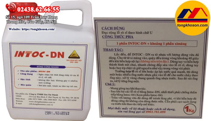Chất làm đông cứng nhanh INTOC-DN