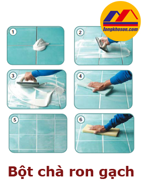 bột chà ron gạch