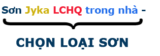 chọn loại sơn jyka