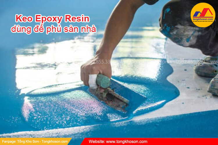 Keo Epoxy resin dùng để phủ sàn nhà