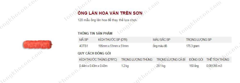 Ống lăn hoa văn trên sơn Thanh Bình
