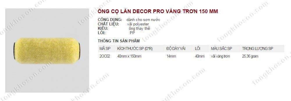 Lu lăn sơn Thanh Bình 150mm