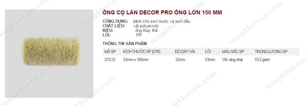 Lu lăn sơn Thanh Bình ống lớn 150mm