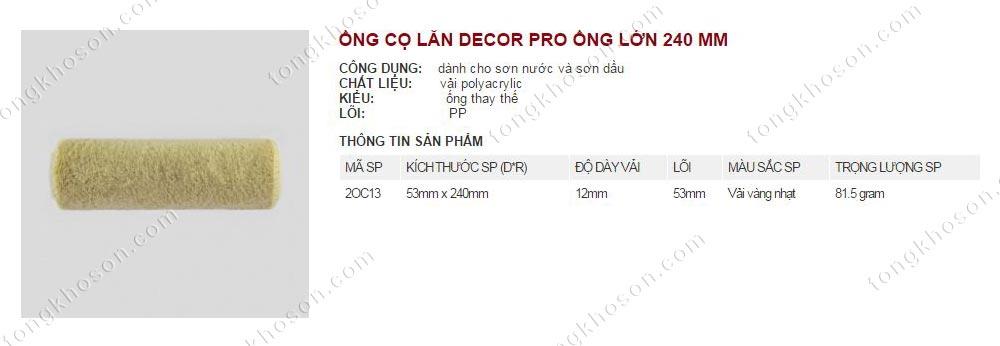 Lu lăn sơn Thanh Bình ống lớn 240mm