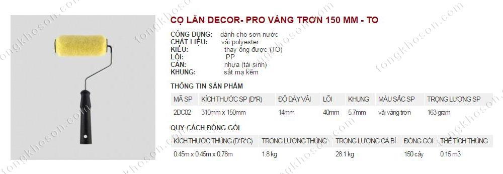 Lu lăn sơn Thanh Bình 150mm