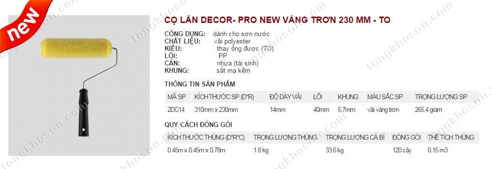 Lu lăn sơn Thanh Bình New 230mm