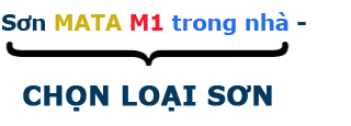 chọn loại sơn mata cần dùng