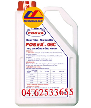 Phụ gia chống thấm đông cứng nhanh Fosta 06C
