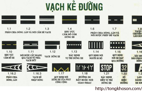 Vạch kẻ đường nằm ngang