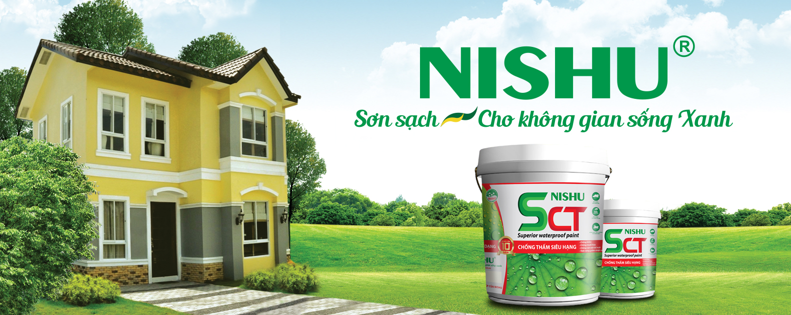 Sơn Nishu, sơn SẠCH cho cuộc sống XANH