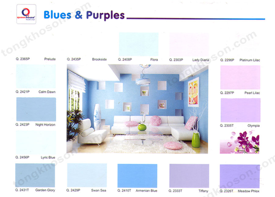 Bảng màu sơn QeenHouse
