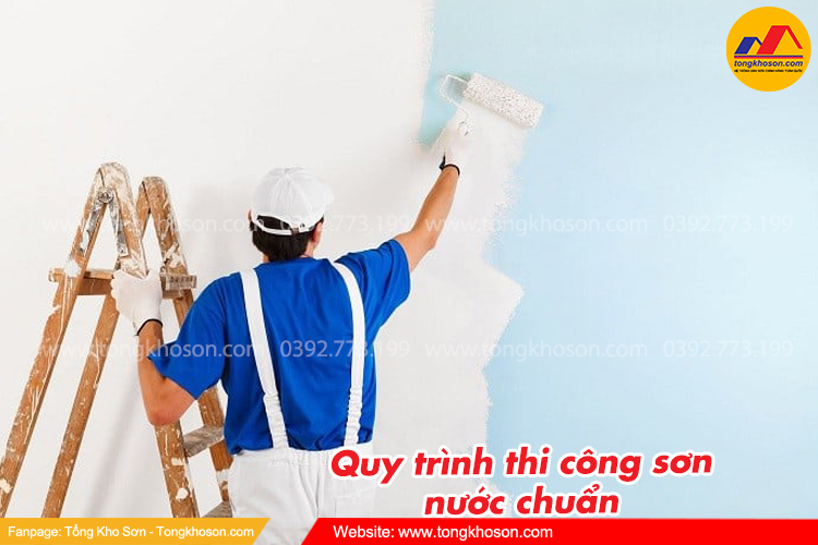 Quy trình thi công sơn nước chuẩn