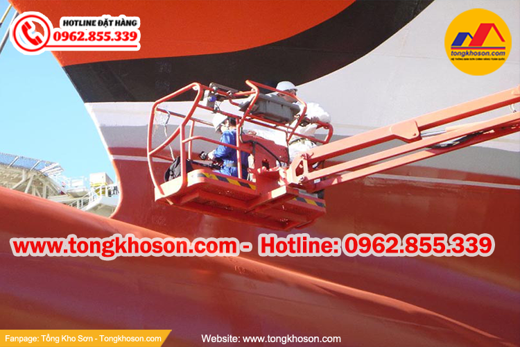 Quy trình thi công sơn tàu biển
