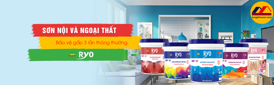 Sơn ryo - bảo vệ gấp 3 lần Sơn ryo - bảo vệ gấp 3 lần