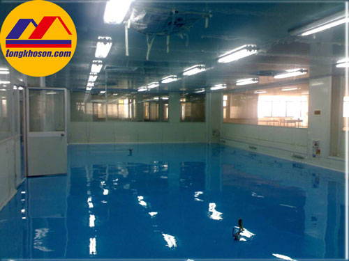 Sơn sàn epoxy cho nhà xưởng