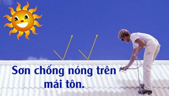 sơn chống nóng mái tôn