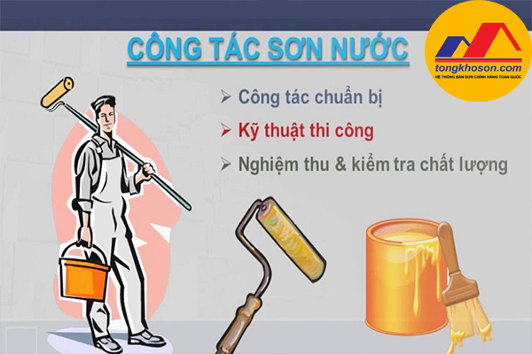 Thi công sơn nước