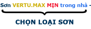 chọn loại sơn vertumax