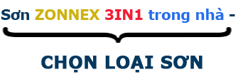 chọn loại sơn zonnex