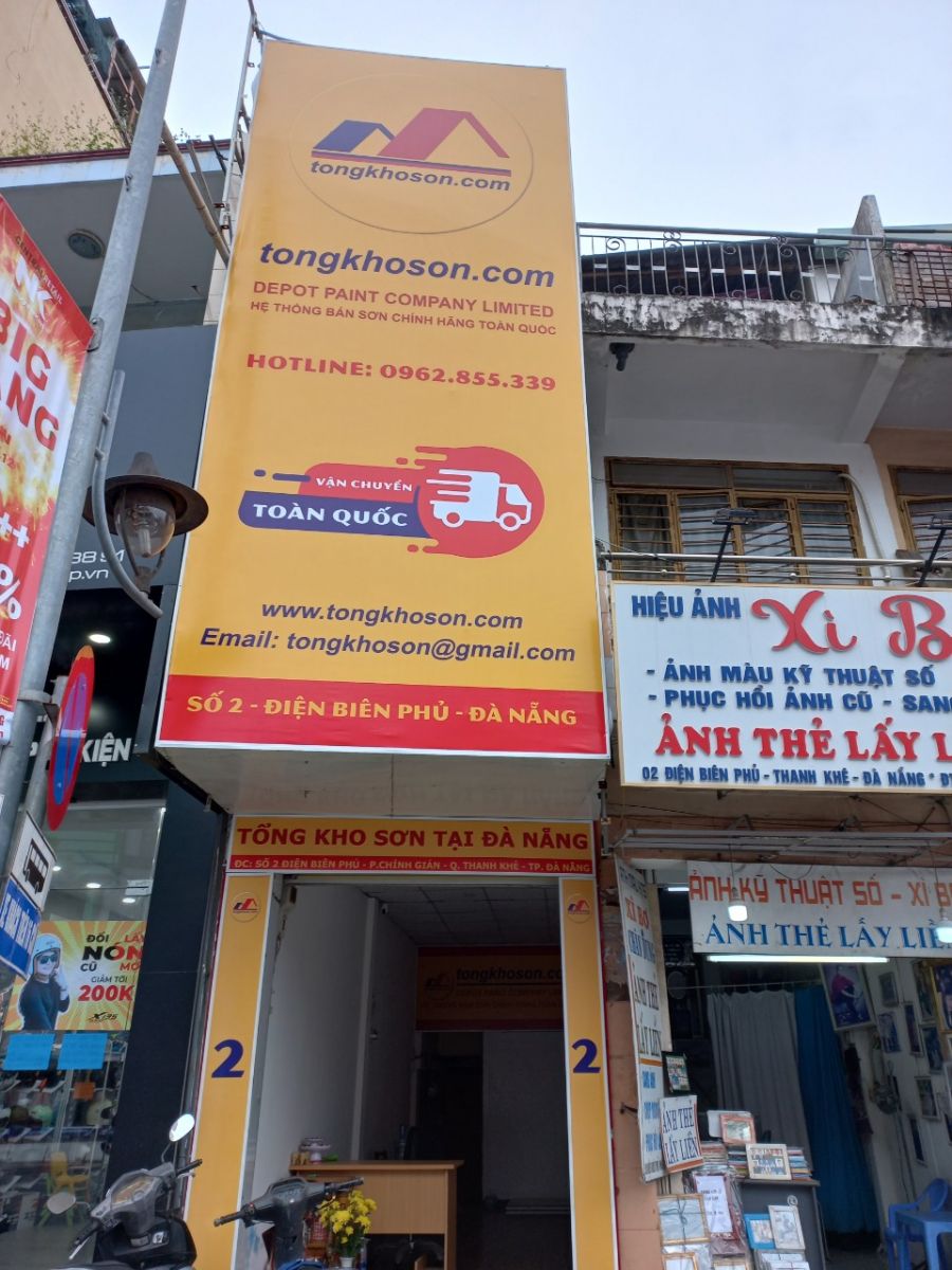 Mua sơn chính hãng tại đại lý sơn Toa tại Đà Nẵng