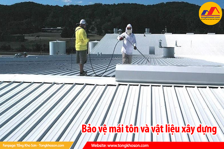Bảo vệ mái tôn và vật liệu xây dựng