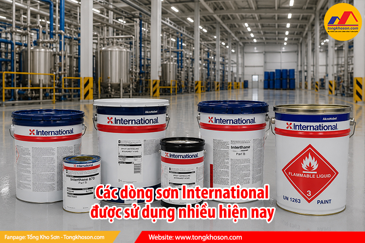 Các dòng sơn International được sử dụng nhiều hiện nay